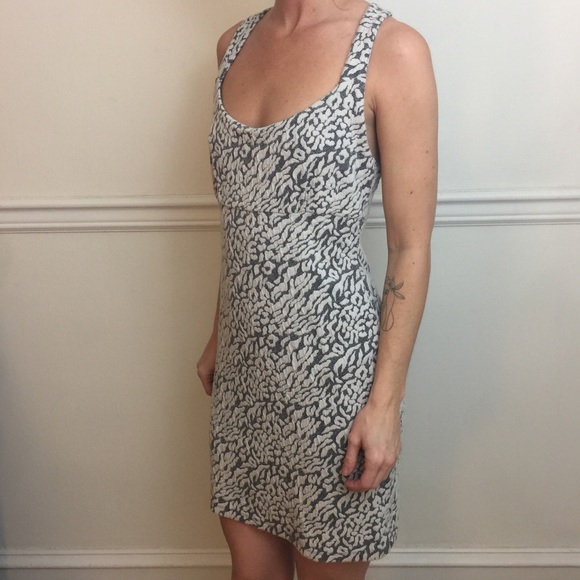 Free People Leopard Print Mini Stretchy Dress - Picture 8 of 8